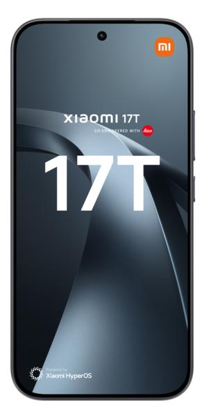 Смартфон Xiaomi 17T 5G, 12 ГБ / 512 ГБ, Черный