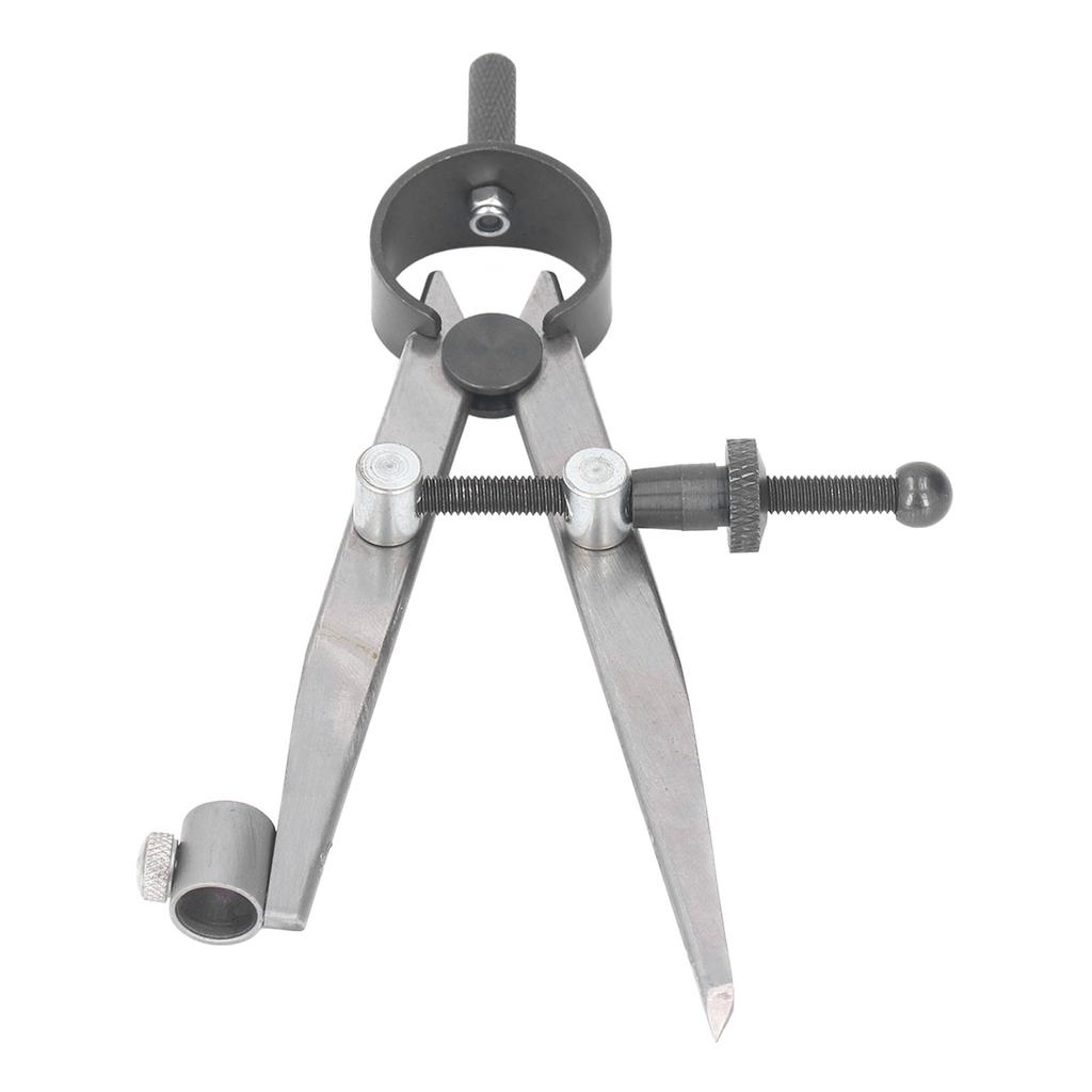 Flat Leg Spring Caliper Carbon Steel Spring Divider Multipurpose Scribing Tool for Woodworking