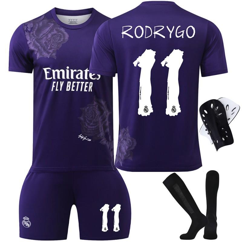 2425 Y3 Co-branded Football Shirt No. 7 C Rovinicius 5 Bellingham 10 Mbabpe Jersey Set