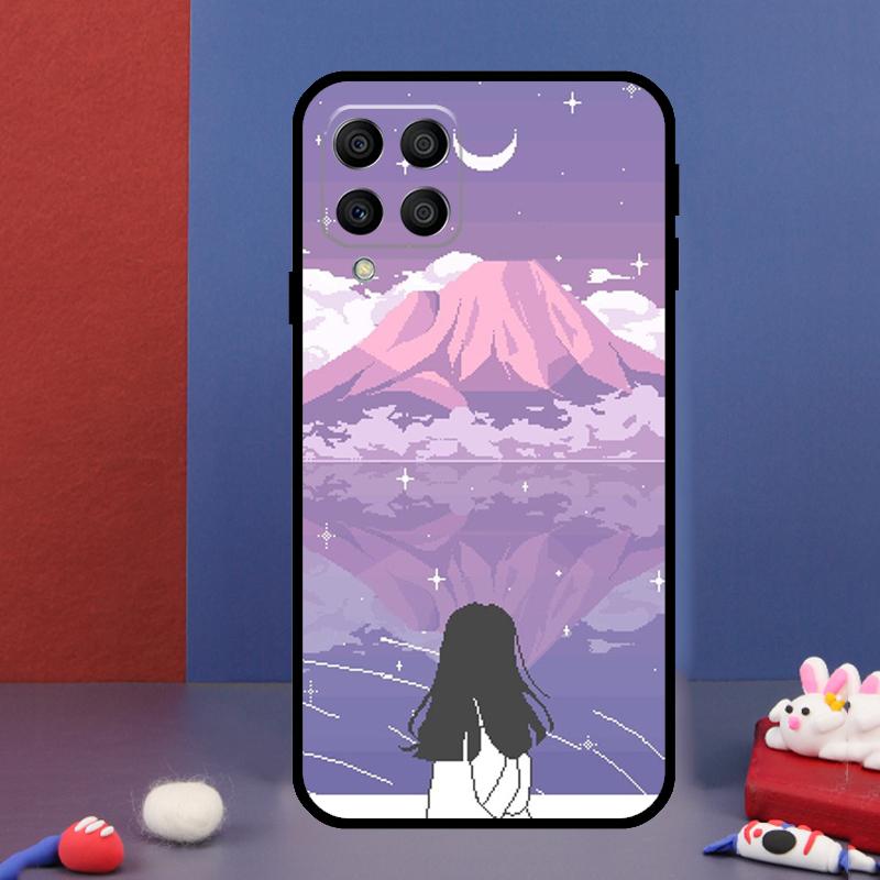 Art Pixel Aesthetic For Samsung Galaxy M33 M13 M23 M53 M15 M55 M31 M51 M14 M34 M54 M20 M30s M32 M52 Phone Case