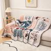 Nordic Ins Style Sofa Blanket Sofa Towel Cover Outdoor Living Room Sofa Cover Double-sided Thickened Backrest Towel
