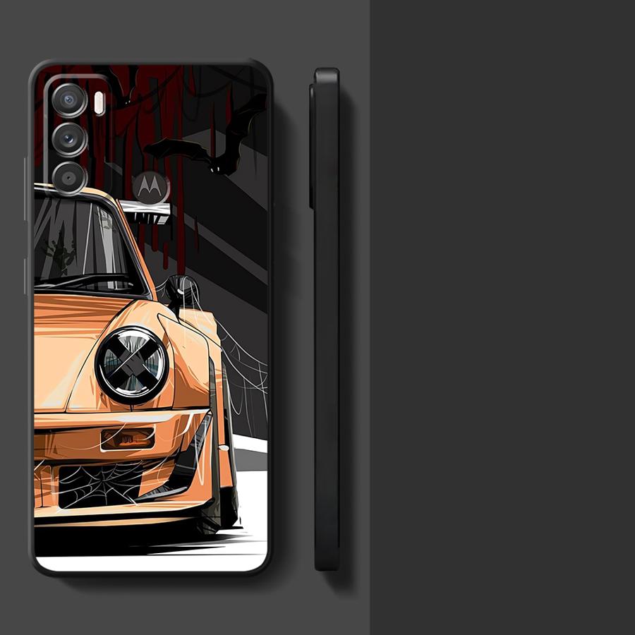 Чехол для Motorola Moto G71 G32 G22 Edge40 Edge 20 Pro 30 Lite G53 G30 G50 G51 G73 G60s G52 Чехол для телефона JDM Спортивный автомобиль