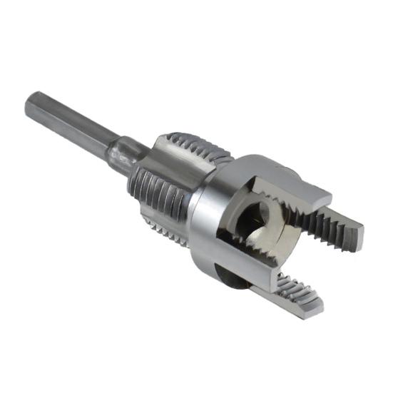 Интегрированный инструмент для нарезания внутренней и наружной резьбы на трубах Универсальный инструмент для нарезания резьбы на трубах Совместимый с электродрелью Набор резьбонарезного инструмента для ПВХ труб