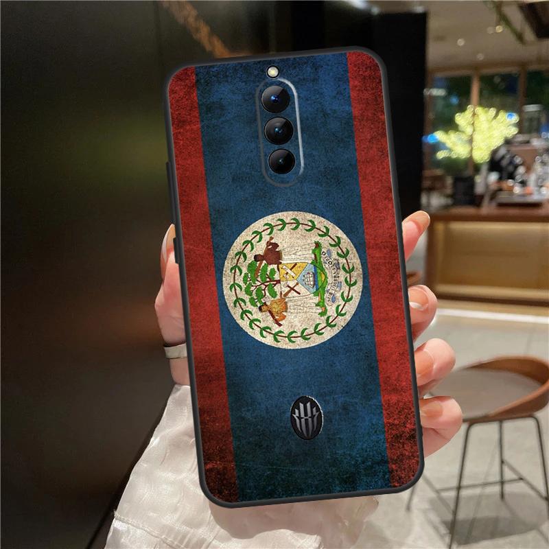 Чехол с флагом Белиза для ZTE Nubia Red Magic 8S 8 9 Pro Plus Red Magic 6 7 Pro 6S 7S Pro 5G 5S 6R Funda