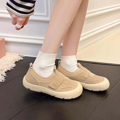 Летние новые повседневные кроссовки на липучке с сетчатым верхом, дышащие, модные, легкие, тонкие, с мягкой подошвой, женские, для повседневной носки и занятий спортом