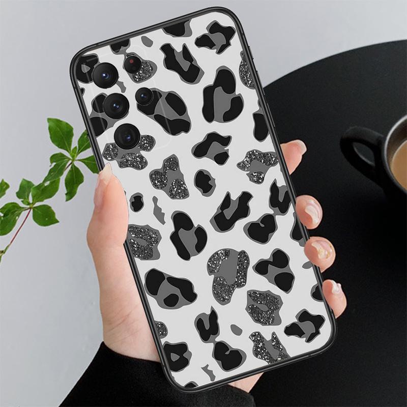 Leopard Animal Print Funda Phone Case For Samsung Galaxy S26 S25 S24 S23 S22 Ultra S23 S22 S25 Plus S24 FE S26Edge