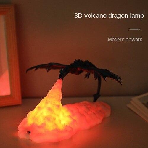 Ракетные огни с 3D-печатью, новые и уникальные подарки, электронные креативные товары, украшения, светодиодные ночные огни.