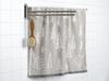 Kosugizen Bath Nordic Monochrome White Set of 60 x 120 Medium Towel, Jacquard, Forest, & Gray, 2, cm, Thickness, Monotone, SV-6902-2