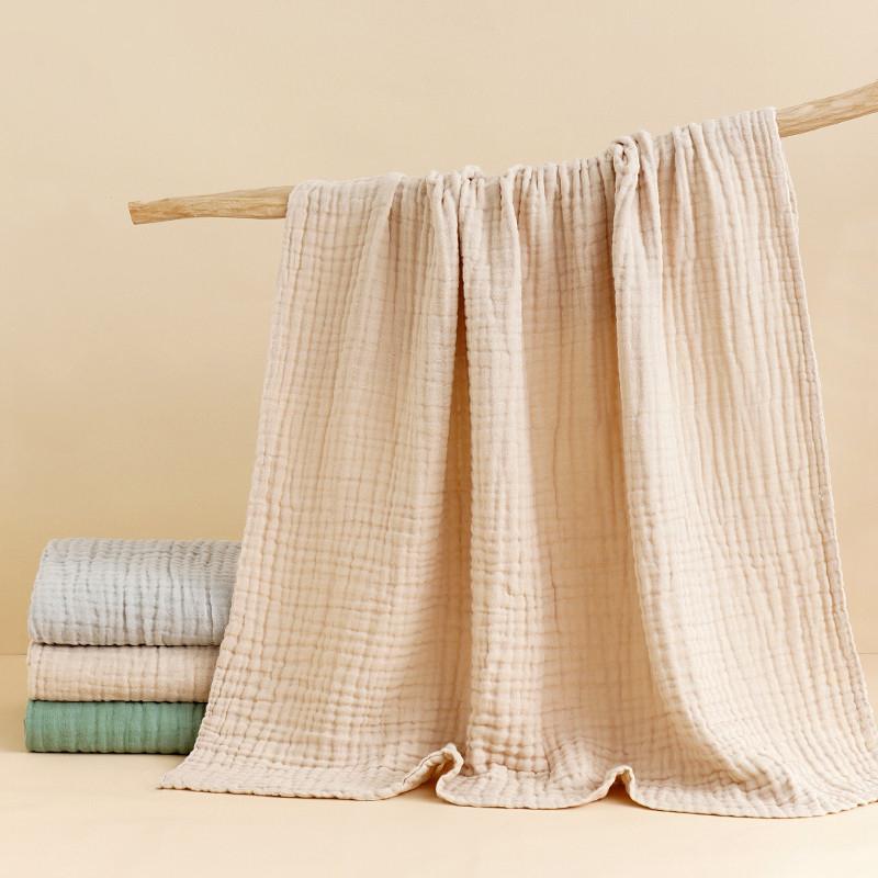 Детское банное полотенце, 6 слоев, марлевое одеяло для младенцев, 1 шт., детская пеленка, постельное белье 105*105 см, одеяло из чистого хлопка с пузырьками, муслиновое одеяло