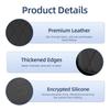 LEG1 Breathable Car Cushion Leather Non-slip Car Front Seat Cushion Protective Cover For VW R Jetta Sagitar Magotan Passat Tiguan