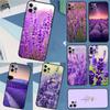 Чехол с цветами лавандового цвета для Samsung Galaxy S24 Ultra S20 S21 S22 S23 S25 Ultra S9 S10 Plus S25 FE Чехол Coque