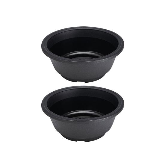 2шт суккулентный горшок небьющийся дышащий пластиковый полый дизайн горшок бонсай для дома