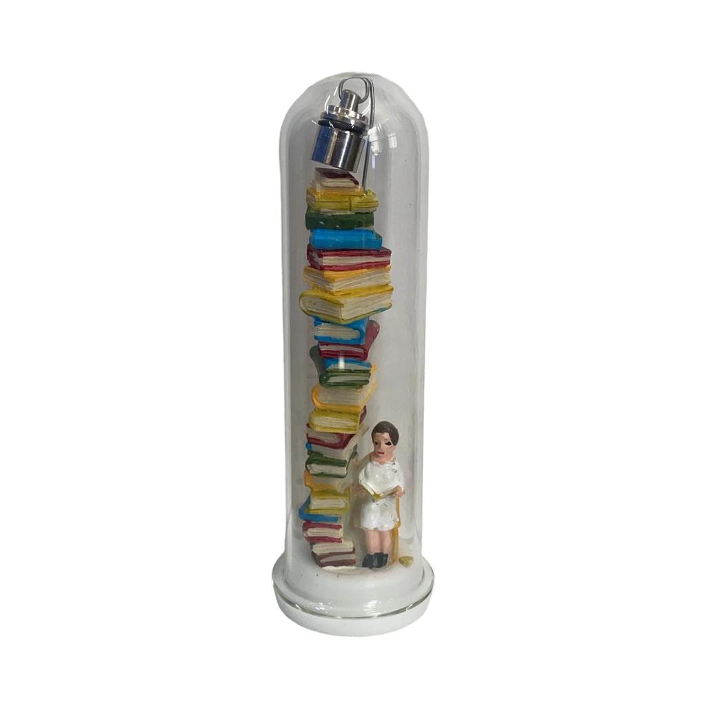 Reader Night Light Eye Book Night Light Stacking Book Light Reading Corner Lighting Glass Ceiling Light With Bulb Bookshelf Light