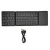 Foldable Keyboard B089T 3 Folded Touchpad Function 64 Keys Portable Type C Charging Magnetic