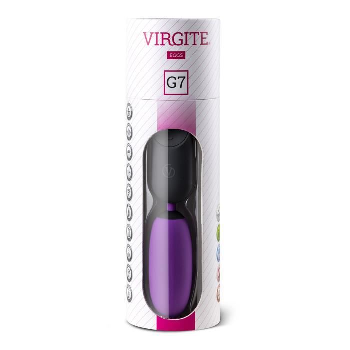Masturbateur pour hommes - Virgite G7 - Télécommande rechargeable - 7 modes de vibration - Silicone doux
