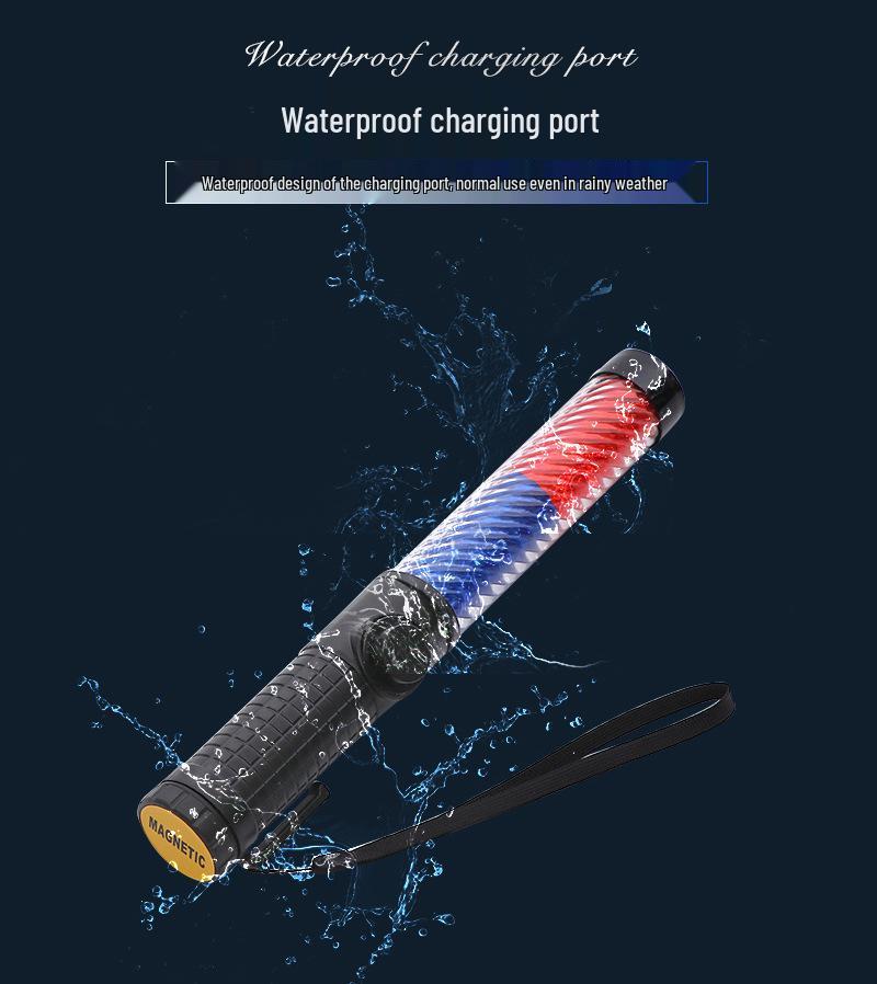 Rechargeable 29CM LED Glow Stick & Traffic Baton