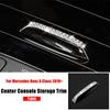 Для Mercedes Benz A Class W177 2019-2024 A180 A200 A220 A250 A35 Центральная консоль ящик для хранения Кнопка регулировки переключателя Кристаллическая отделка