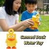 Plush Material Water Spray Toy Tin Can Beach Water Fight For Kids Duck Water Toy  Children Bathing