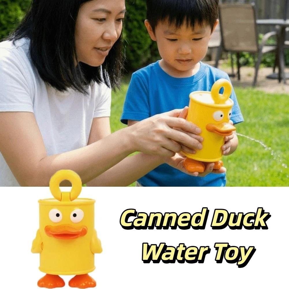 Plush Material Water Spray Toy Tin Can Beach Water Fight For Kids Duck Water Toy  Children Bathing