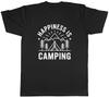 Happiness is Camping Outdoors Camp Site Unisexs TShirt Tee Gift Top