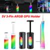 5 В 3-контактный ARGB держатель графической карты GPU держатель видеокарты держатель видеокарты алюминиевый сплав RGB GPU держатель видеокарты для корпуса ПК