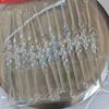 12Pcs Transparent Xmas Tree Hanging Pendant Twisted Design Ice Strip Pendants  Christmas