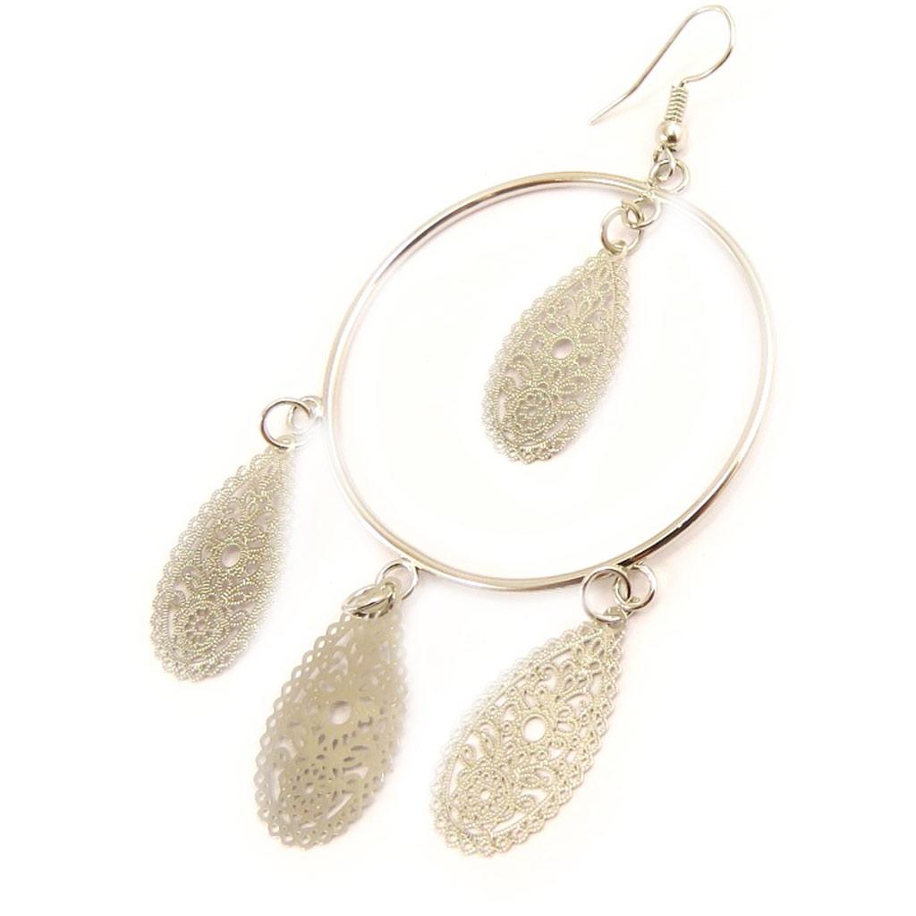 Les Trésors De Lily [L5224] - Серебряные дизайнерские серьги «Кармен»