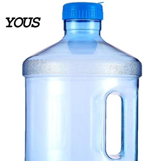 Reusable Beverage Dispenser Jug Water with Handle And Screw Top, 3.78L Capacity Portable Bucket Dispenser, Plastic Bottle for Home Office Easy Carry