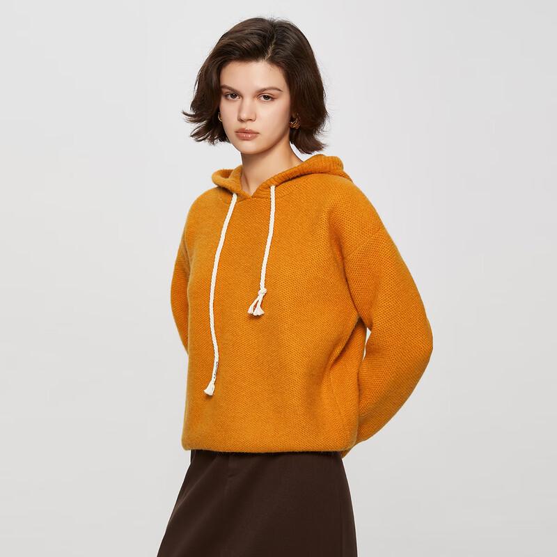 Women's Loose Hooded Knit Sweater