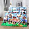 Digital Circus Blanket Soft Warm Cozy Perfect for Couch Seaside Livingroom Four Seasons Universal Warmthful Decor Gifts For Family Or Friends