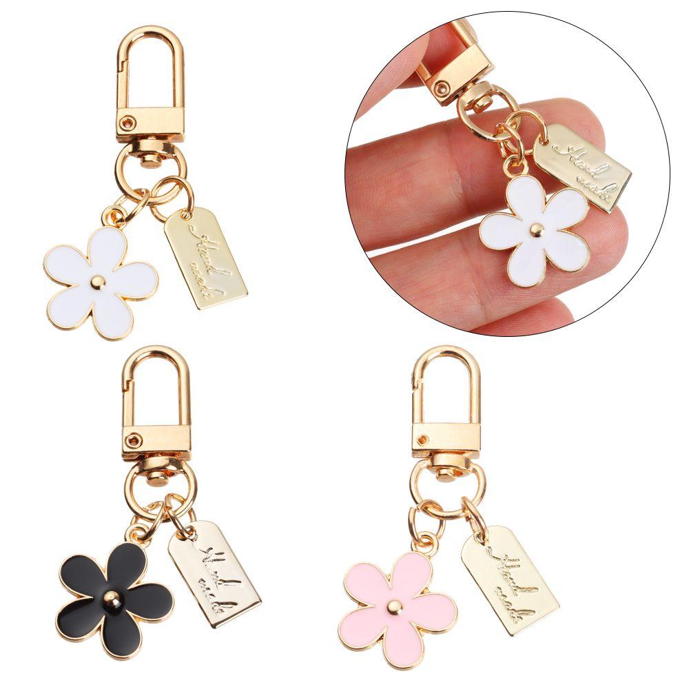 Girls Decoration Charm Pendant for Purse Bag Charm Keyring Flower Key Chain Keychains