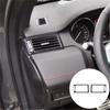 Car Air Conditioning Vent Armrest Cup Holder Stop Panel For Land Rover Discovery Sport 2015- Carbon Fiber Sticker