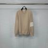 Унисекс TB Tom Wool Sweater - Новая коллекция осень/зима, плотный, теплый и удобный повседневный свитер с круглым вырезом