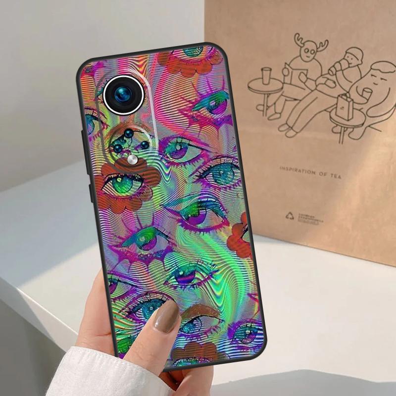 Чехол-иллюстрация 'Глаз' для Honor Magic 8 5 6 7 Pro Чехол для Honor 400 200 Lite 50 70 90 X8a X8b X9a X9b X9c
