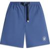 Li Ning Sports Lifestyle Series Loose Solid Color Simple Casual Shorts Men Shorts Sea-Salt-Blue AKSU939-1