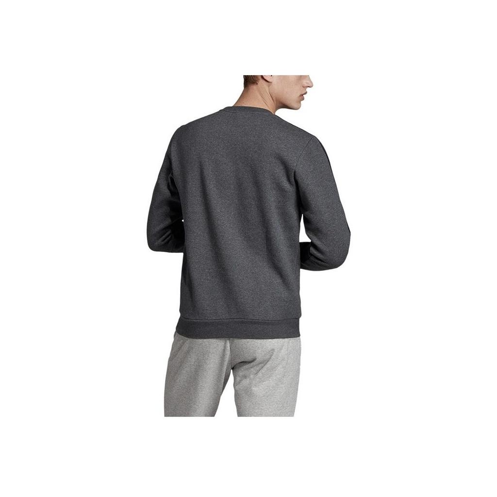Adidas Crew Neck Sweatshirt with 3-Stripes Men Tops Heather-Grey EI8995