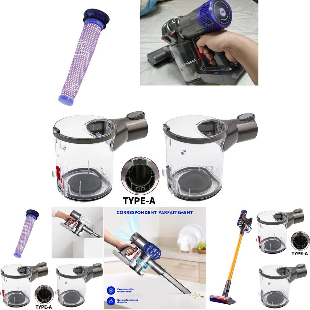 Для пылесоса Dyson V6 Тип A Пылесборник с нижней крышкой Замена для уборки дома