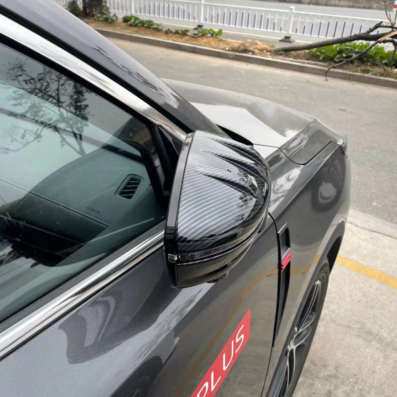 Для Changan CS55 Plus Unis 2025 Аксессуары ABS Карбон Боковые Крышки Зеркал Заднего Вида Корпус Рамка Автомобильные Накладки Стайлинг 2024