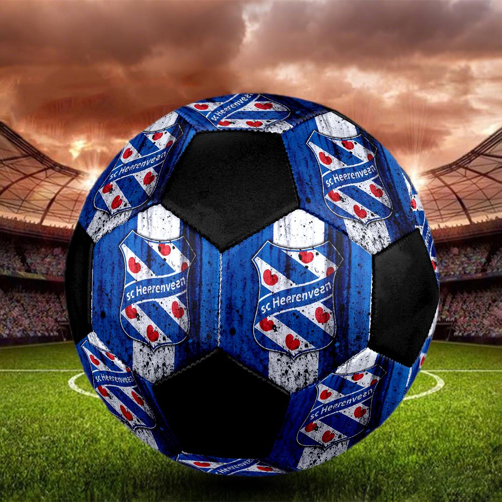 РАЗМЕР 5 Футбольный мяч SC Heerenveen Цветной Для всех возрастов Машинная строчка ПВХ Готов к соревнованиям Прочный Высокий отскок