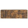Wall Mounted TV Cabinet Smoked Oak Finish 98 x 31 x 30 cm