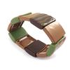 NOA [K0208] - Brown Green 'Coloring' Designer Bracelet