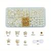 1 Set Imitation Pearl Beaded DIY Accessories Material Package | For Beaded Bracelets & JewelryWhether You're a Beginner or an Experienced Crafter