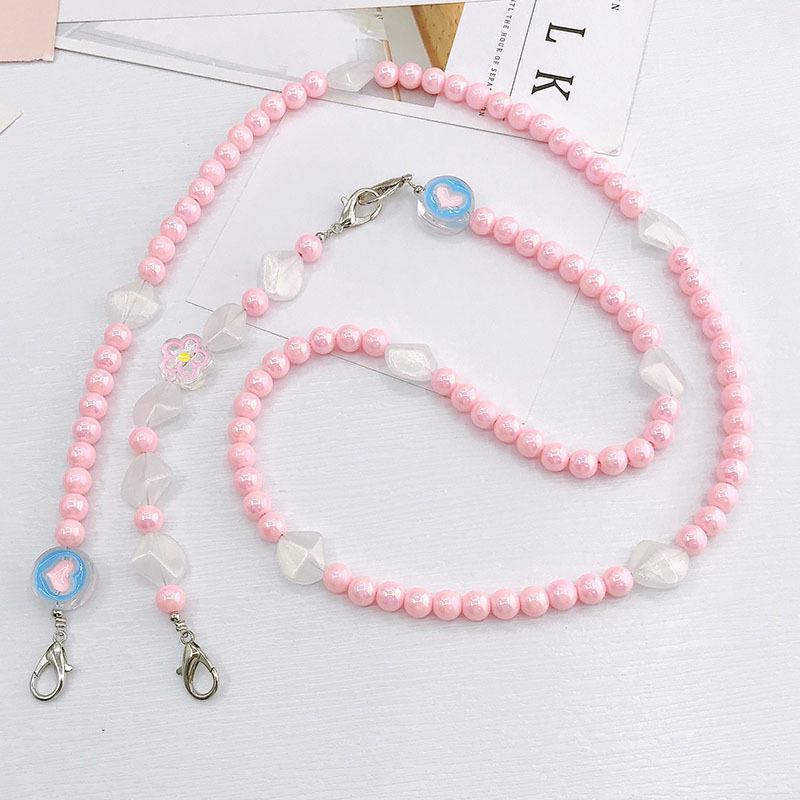 Pearl Mobile Phone Chain Necklace - Crossbody Lanyard for Women
