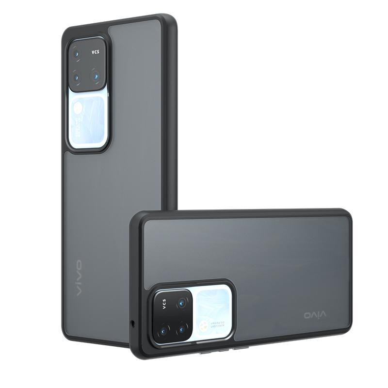 Для vivo S19 S18 S17 S17t Pro Матовый против отпечатков пальцев Прозрачный цвет Противоударный чехол из ТПУ с защитой от падения Не желтеющий Защитный чехол на заднюю крышку