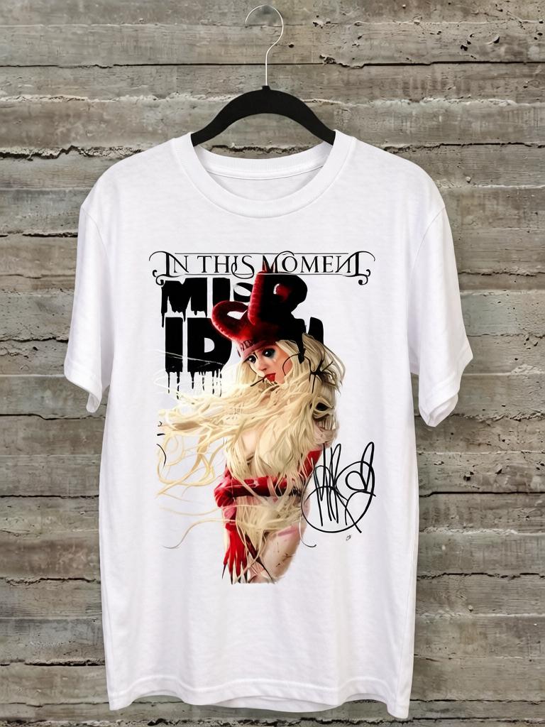 In This MoUnisext Band Short Sleeve Gift for Fan Black Tshirt Unisexs Tshirts Y2k Clothes Unisex Cheap Clothing Pure Cotton Shirt