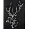 String Art Box - Deer Wire Art Blackboard 30 X 22 Cm