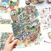 Серия «Открыто сегодня» Миниатюрная наклейка с пейзажем DIY ПЭТ наклейка «Сцена в хижине» Мультяшная 3D наклейка с пейзажем для снятия стресса Подарок