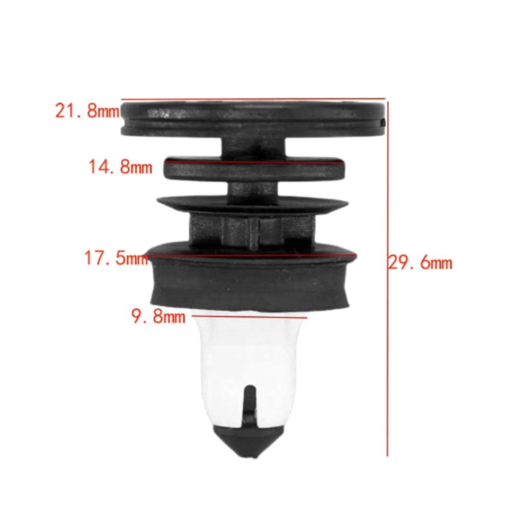 326Pcs Bumper Fender Liner Push Retainer Fastener Rivet Clips Auto Plastic Push Rivets Set with
