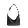 Simple Bag European and American New Lychee Pattern Underarm Bag Soft Leather Versatile Casual Dumpling Bag Women's Bag
