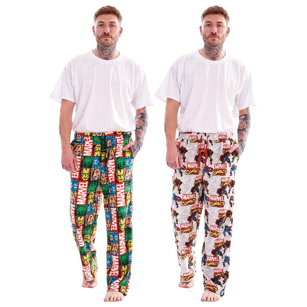 Marvel Avengers Mens Lounge Pants (Pack of 2)